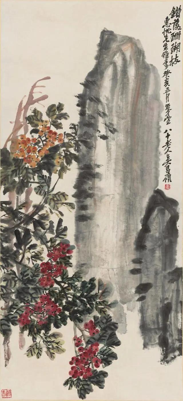 吴昌硕早期绘画就是自娱自乐，但他的那股气质让画面变得与众不同-好字无忧